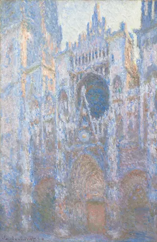 Rouen Cathedral, West Façade, by Claude Monet, oil, 1894