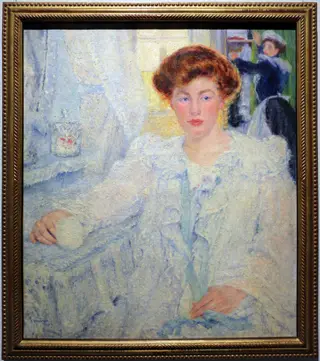 Girl getting ready, by George Morren, unspecified, 1903