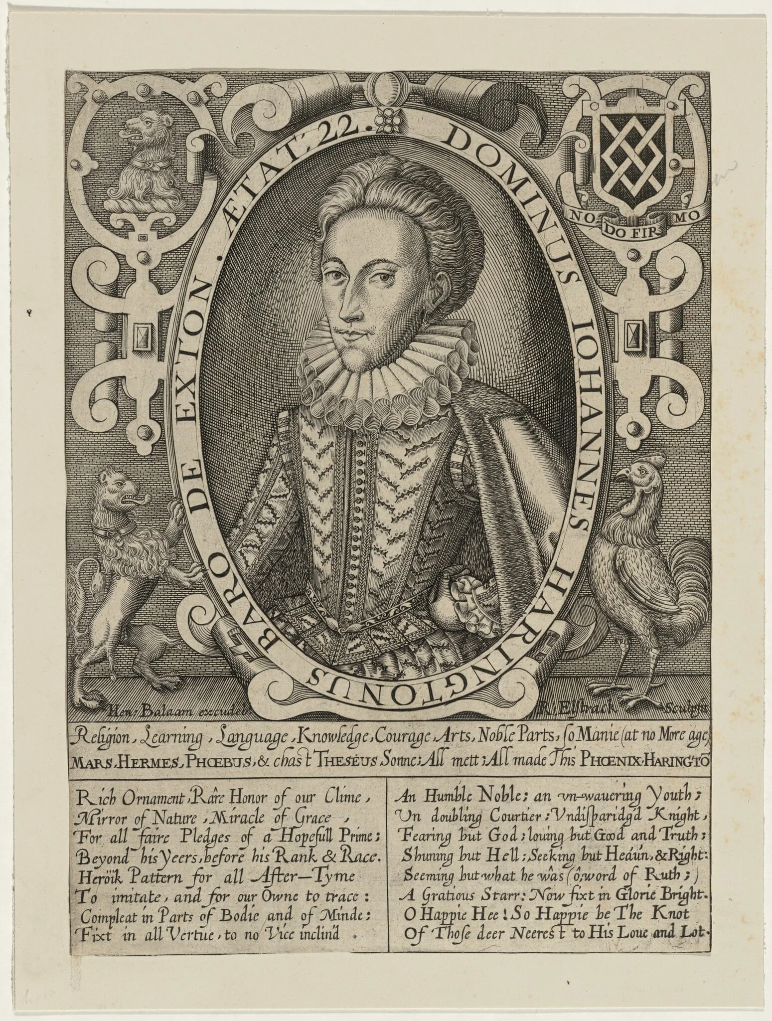 John, Lord Harrington of Exton, detail