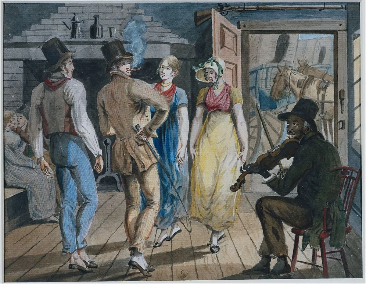 Merrymaking at a Wayside Inn, detail