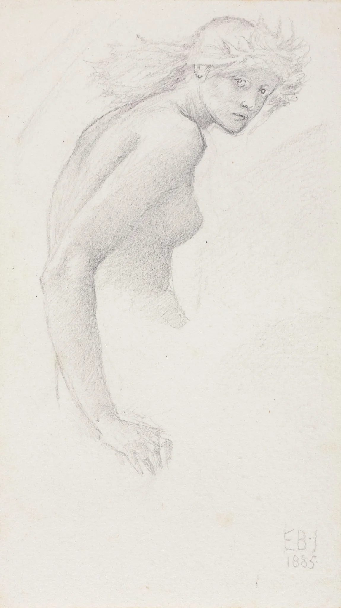 Study of a Female Figure, detail