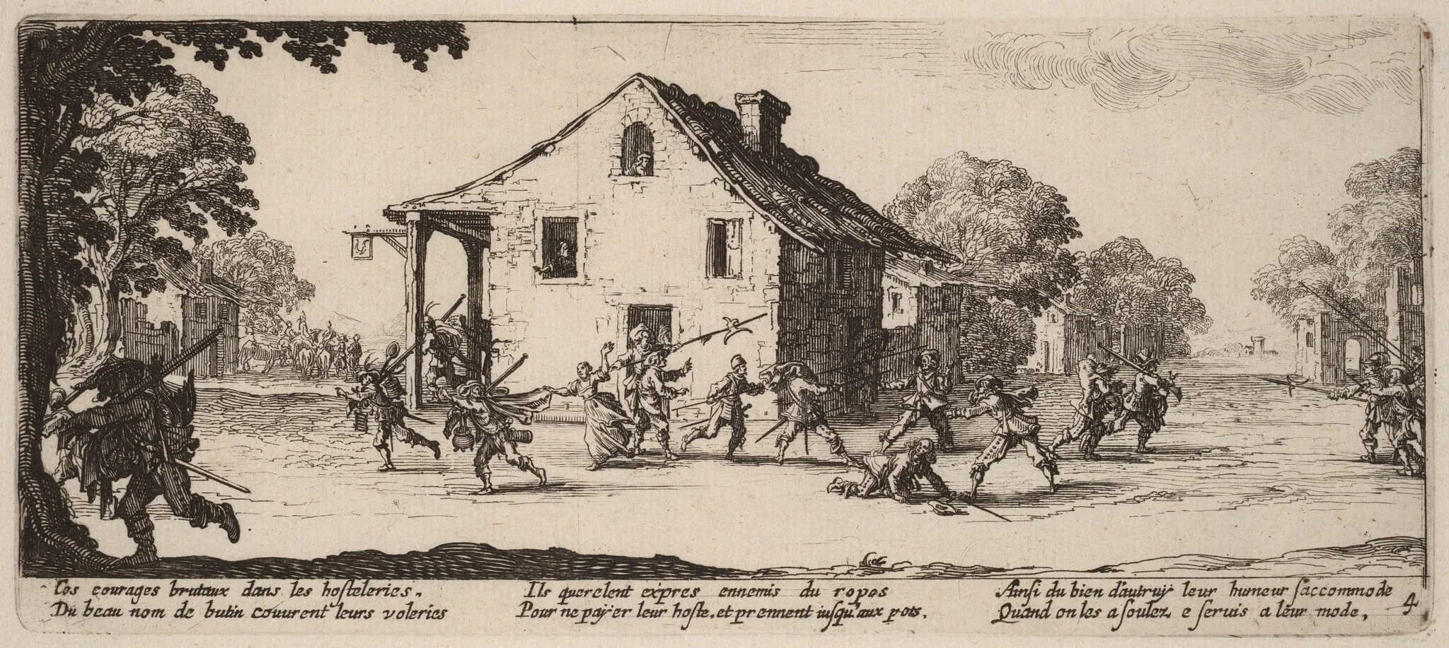 Scene of Pillage, detail