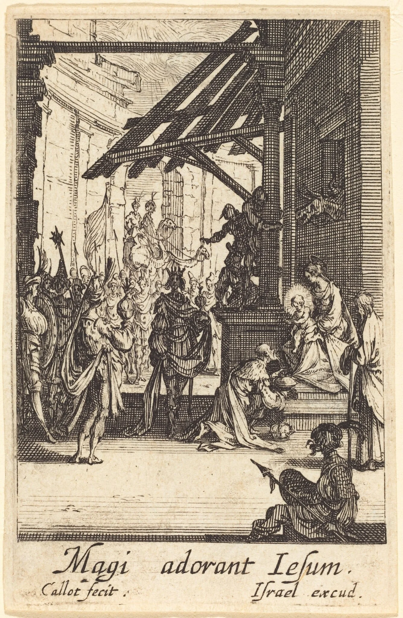 The Adoration of the Magi, detail