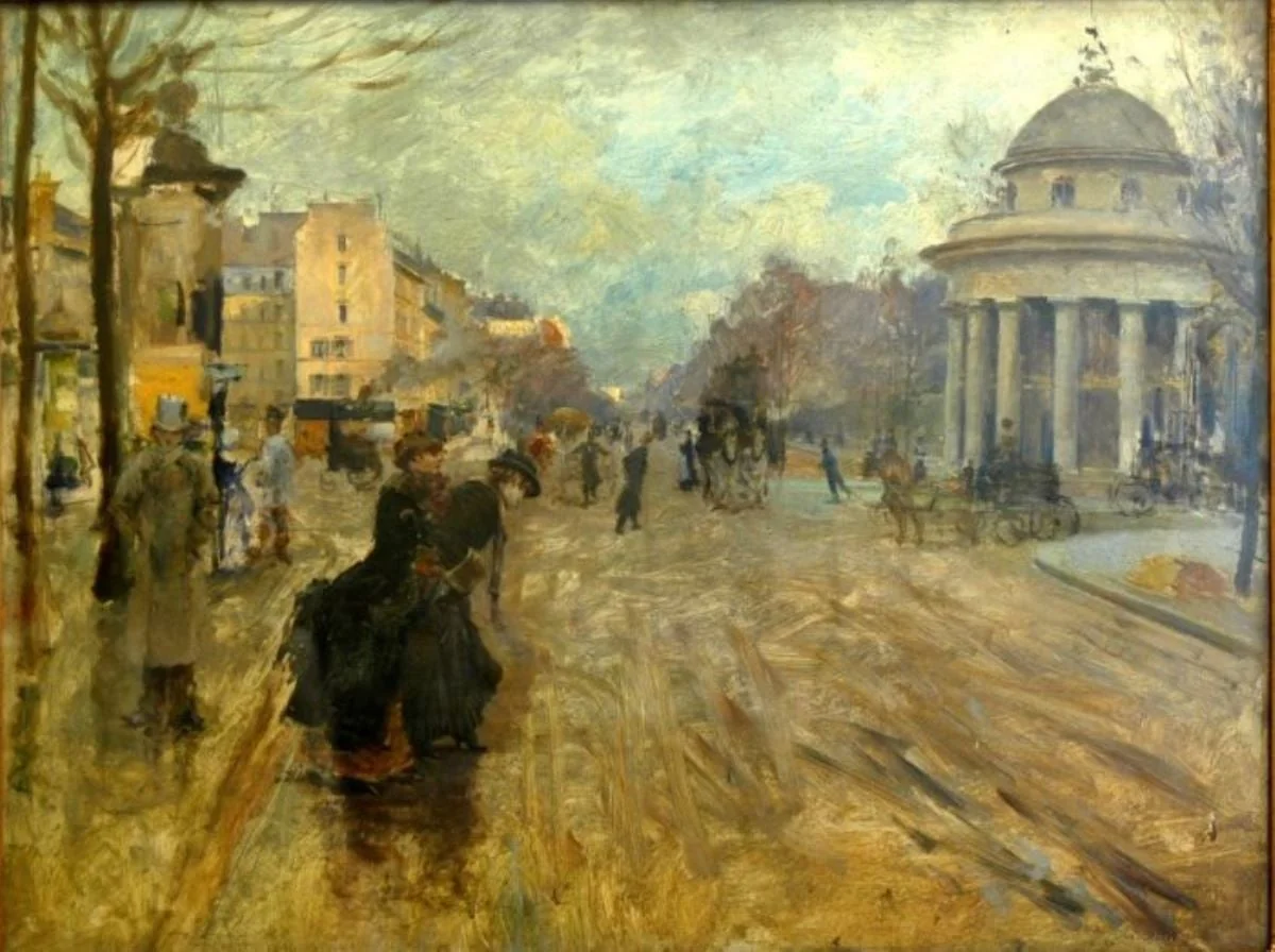 Stradă pariziană, detail
