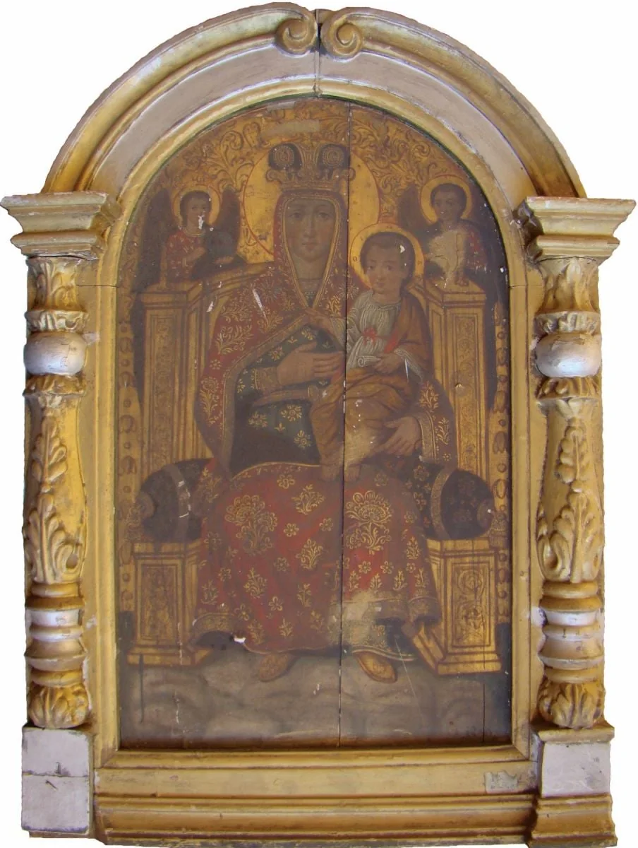 Maica Domnului cu Pruncul, detail