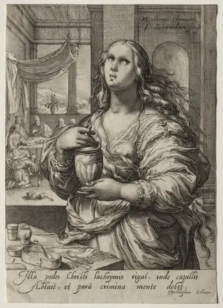 Heroines of the New Testament:  Mary Magdalen, by Jan Pietersz Saenredam, 1595