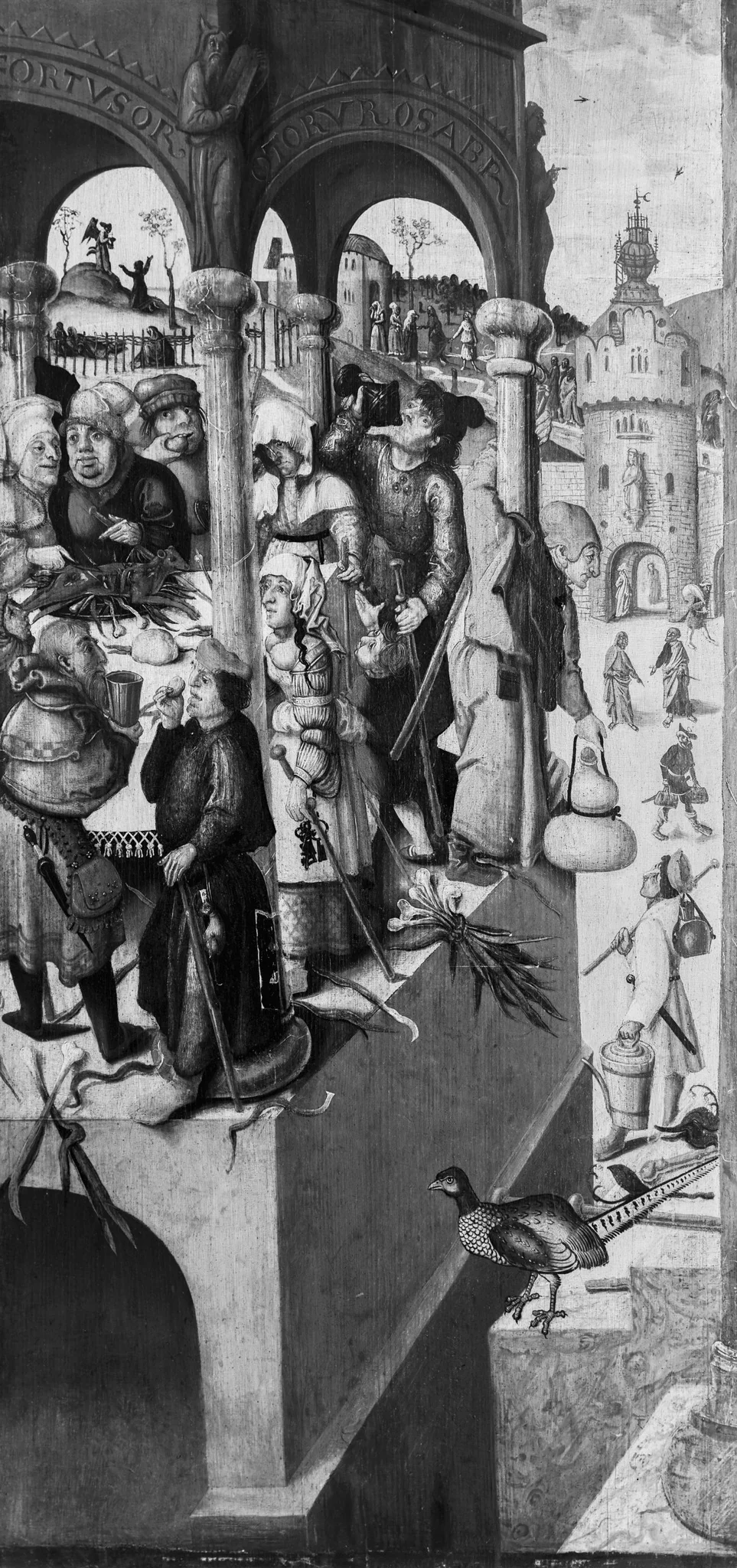 The passover meal, detail