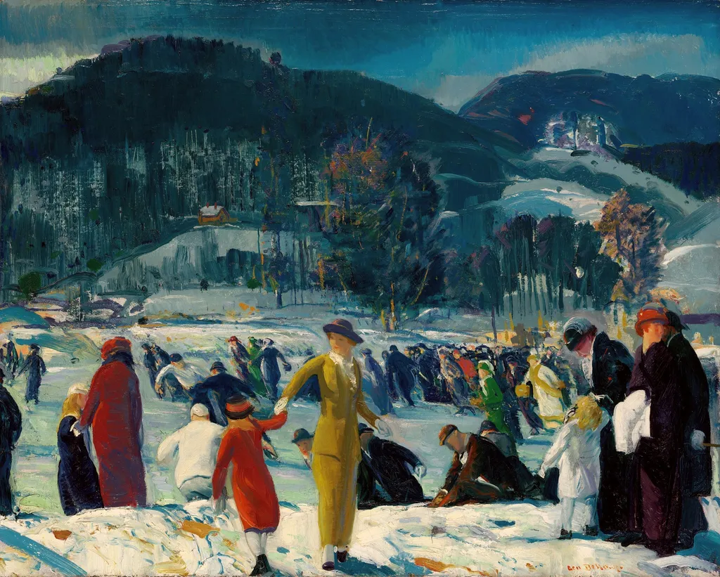 Love of Winter, by George Bellows, oil, 1914