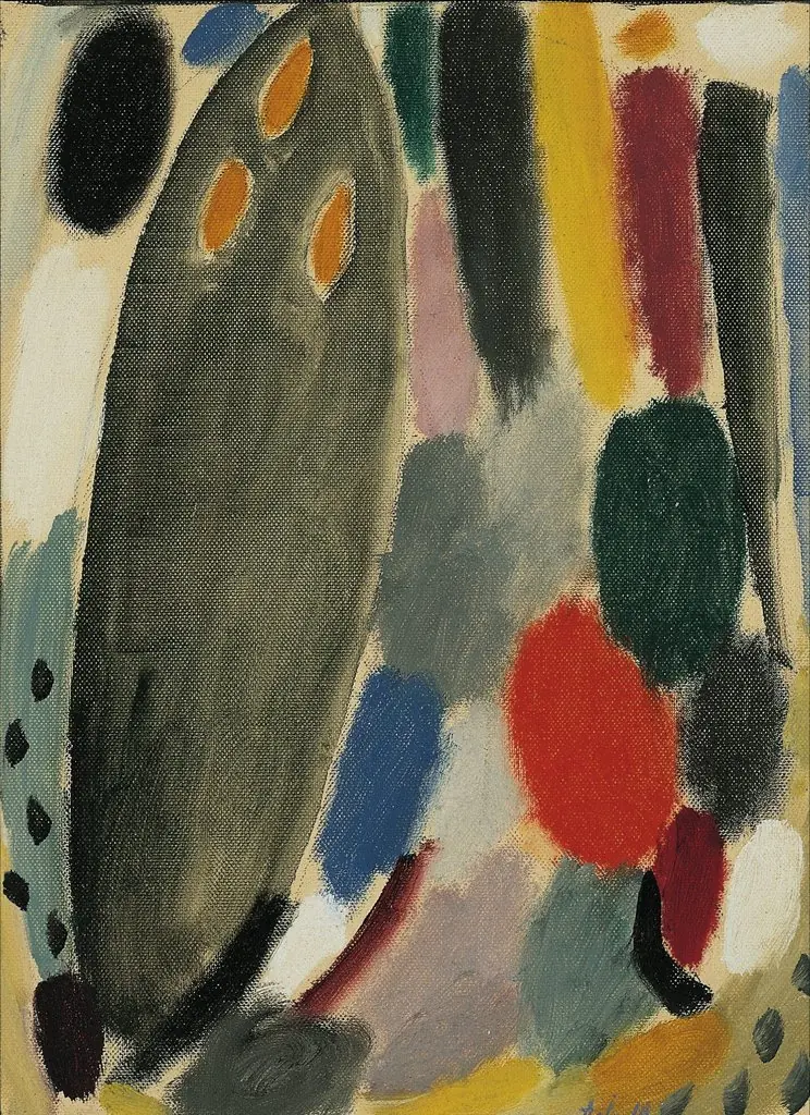 Variation: Mourning, by Alexej von Jawlensky, unspecified, 1918