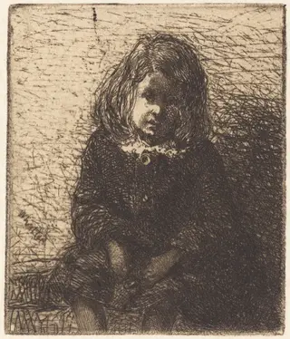 Little Arthur, by James McNeill Whistler, ink, 1858
