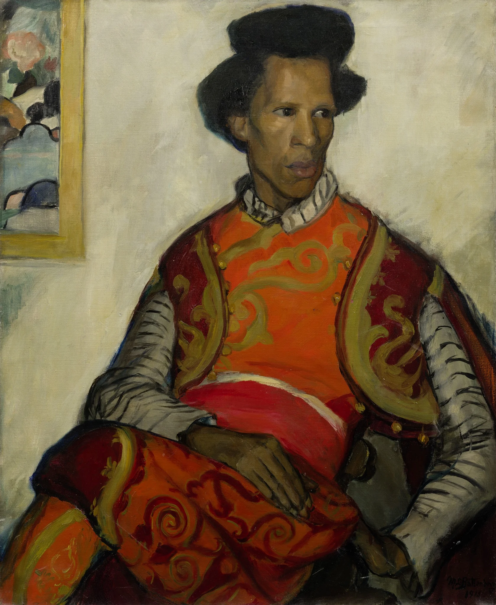 Portrait of Peter Carl MacKay, detail