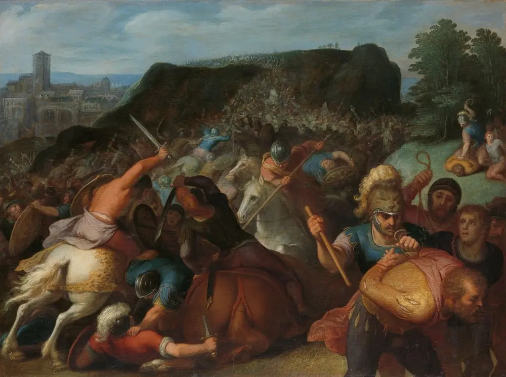 Valentinus Is Taken Prisoner, by Otto van Veen, oil, 1606