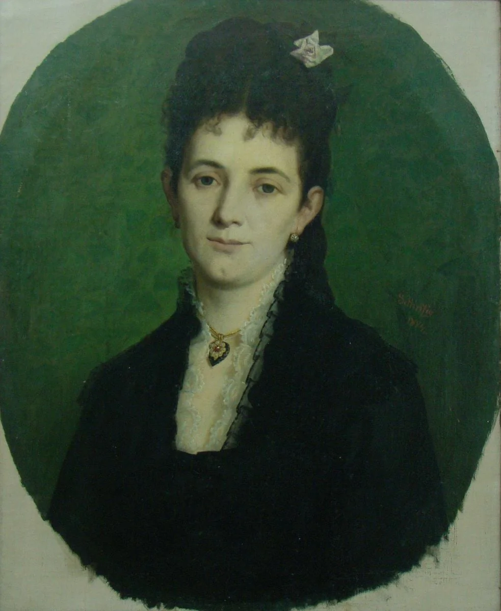 Portret de femeie, detail