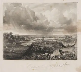 Hampstead Heath, by John Constable