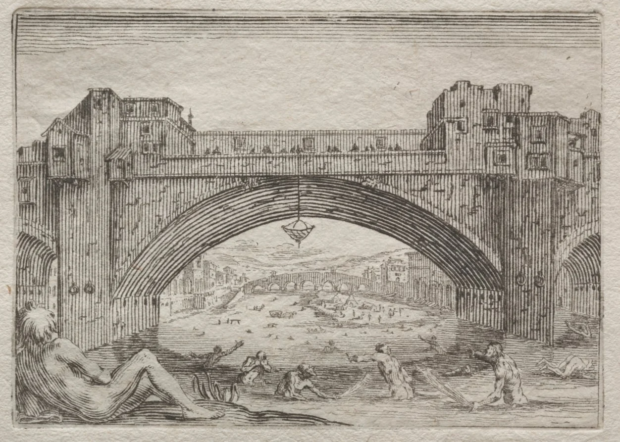 The Ponte Vecchio, Florence, detail
