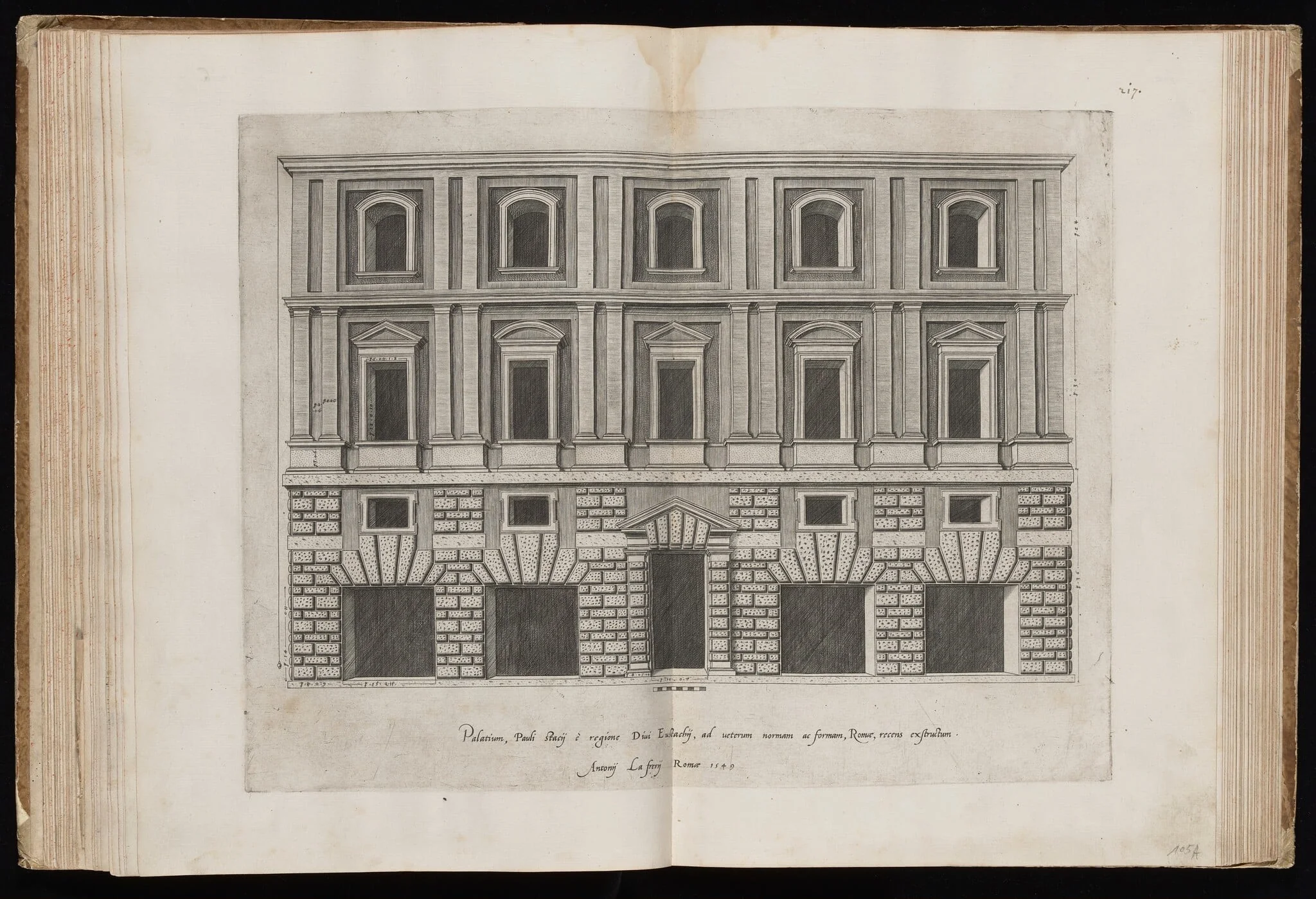 Palazzo Maccarani Stati in Sant'Eustachio, detail