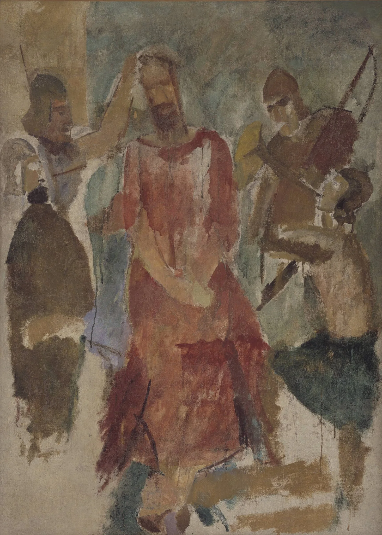 The Crowning with Thorns, detail