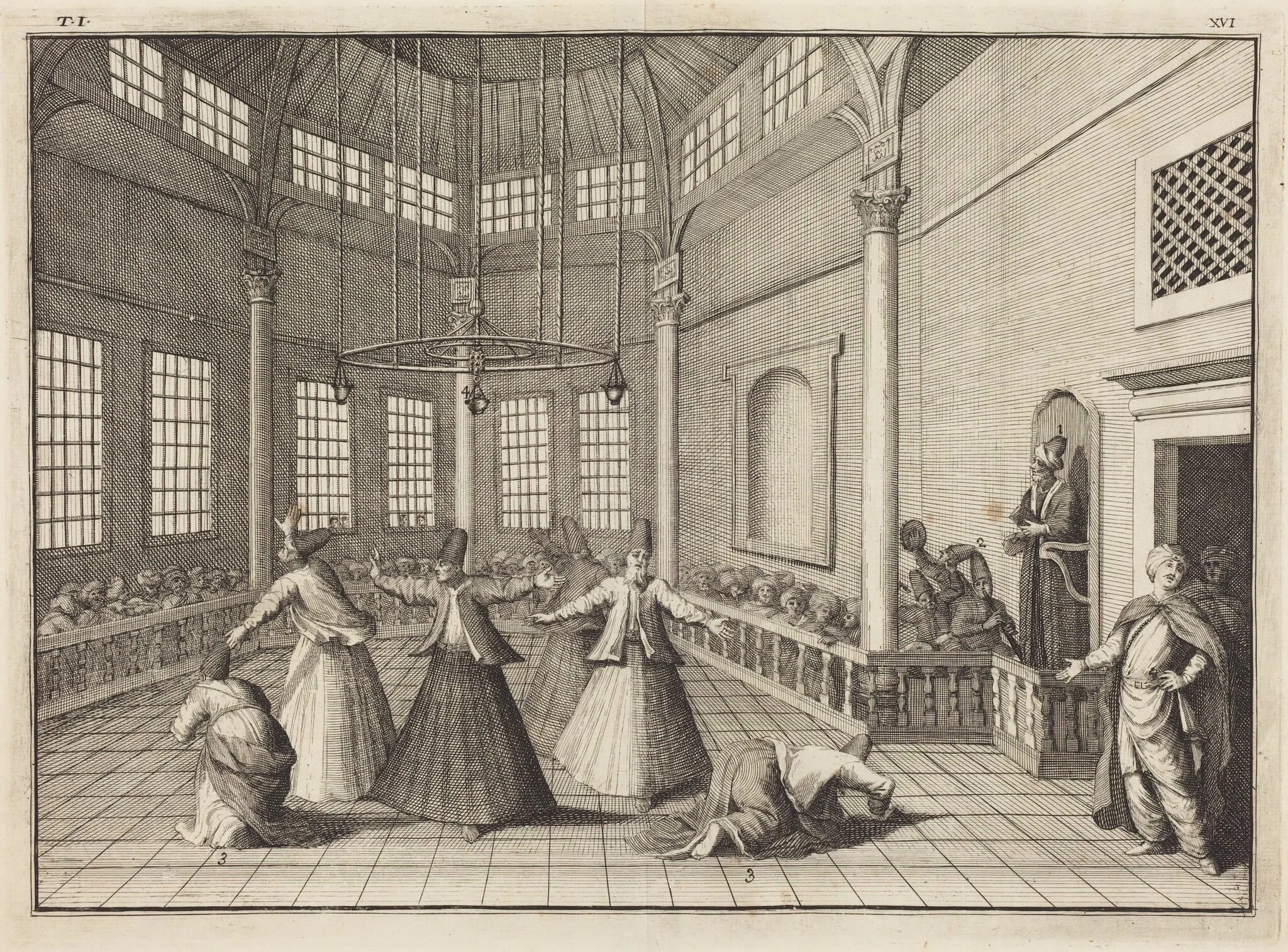 The Inside of a Mosque, detail