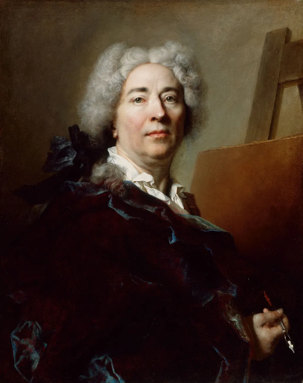 Self-Portrait, by Nicolas de Largillière, oil, 1725