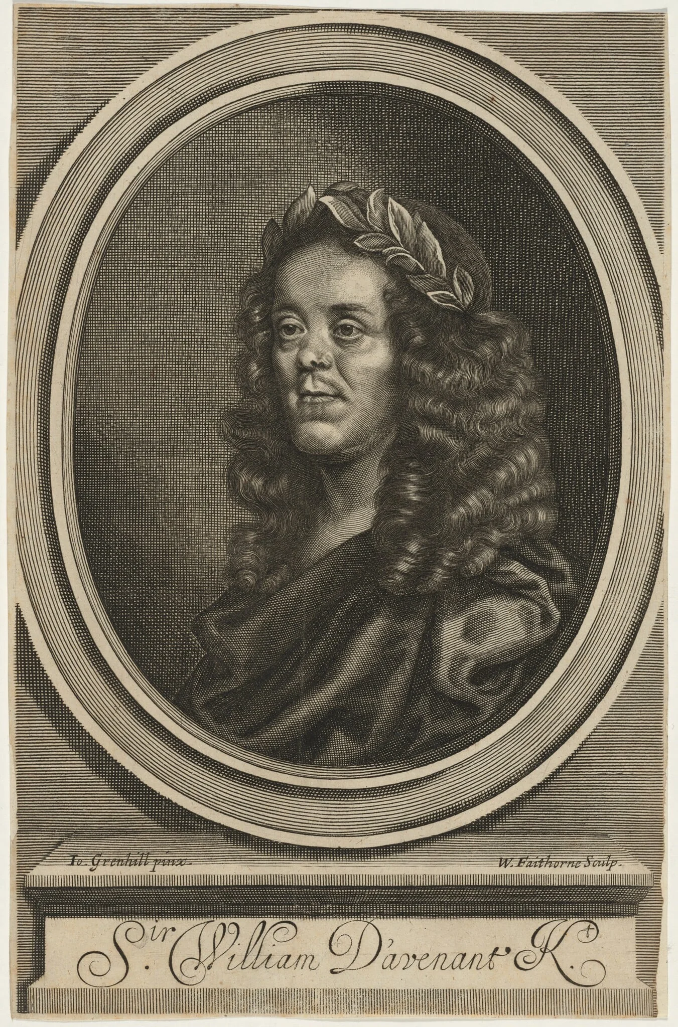 Sir William Davenant, detail