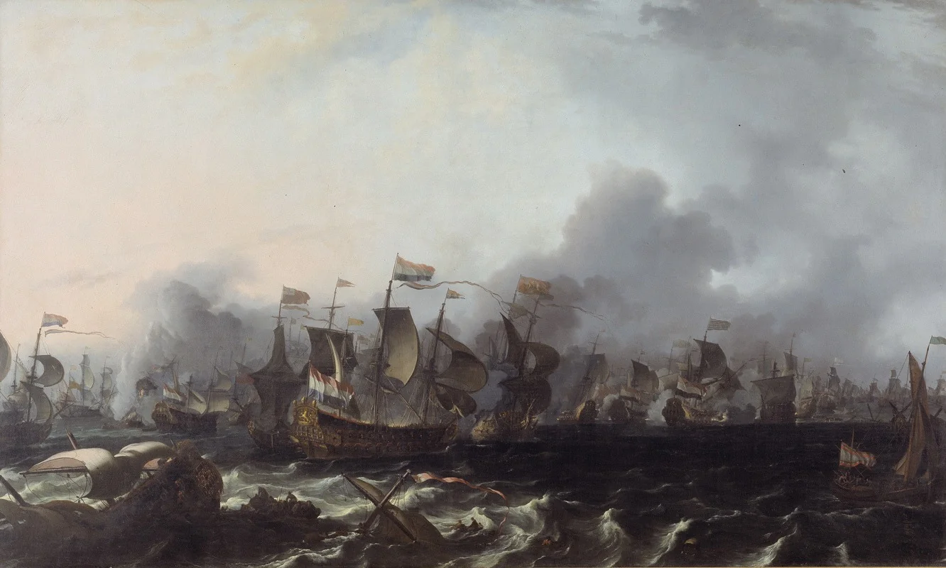 The Four Day's Battle, 11-14 June 1666, detail