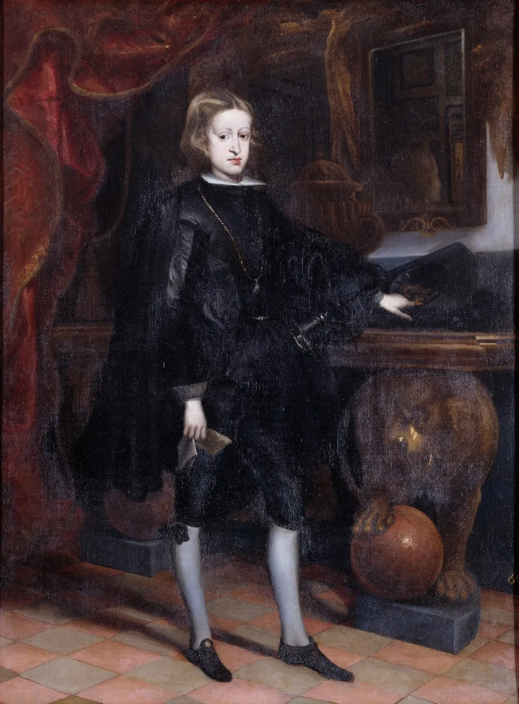Charles II as a child, by Juan Carreño de Miranda, oil, 1675