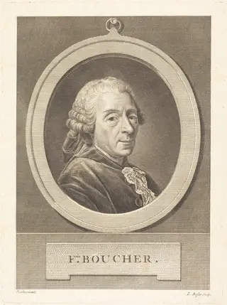 Francois Boucher, by Louis Bosse, 1760