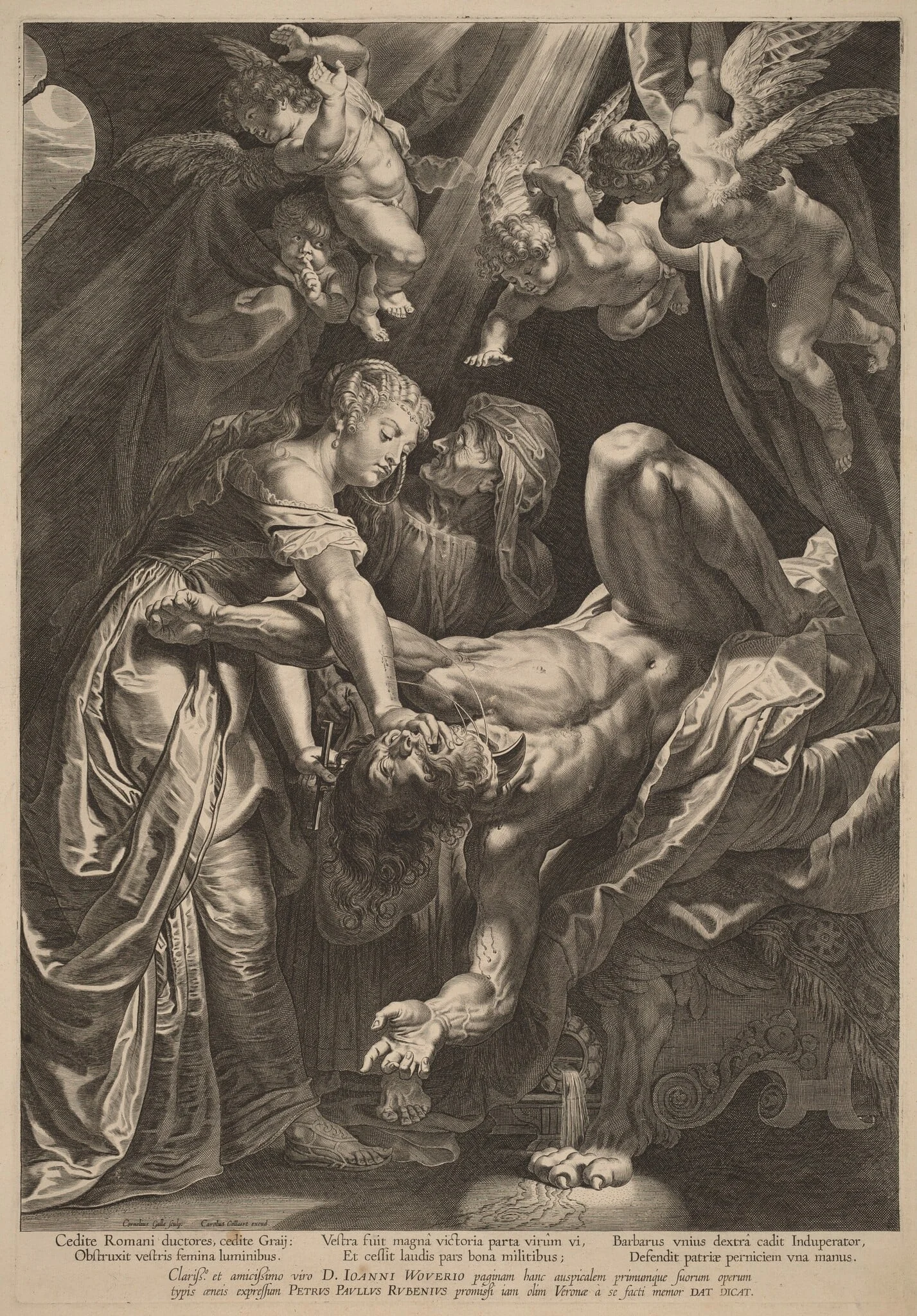 Judith Beheading Holofernes, detail