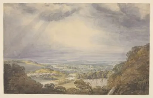 Bridgnorth, by Joseph Mallord William Turner, watercolor, 1850