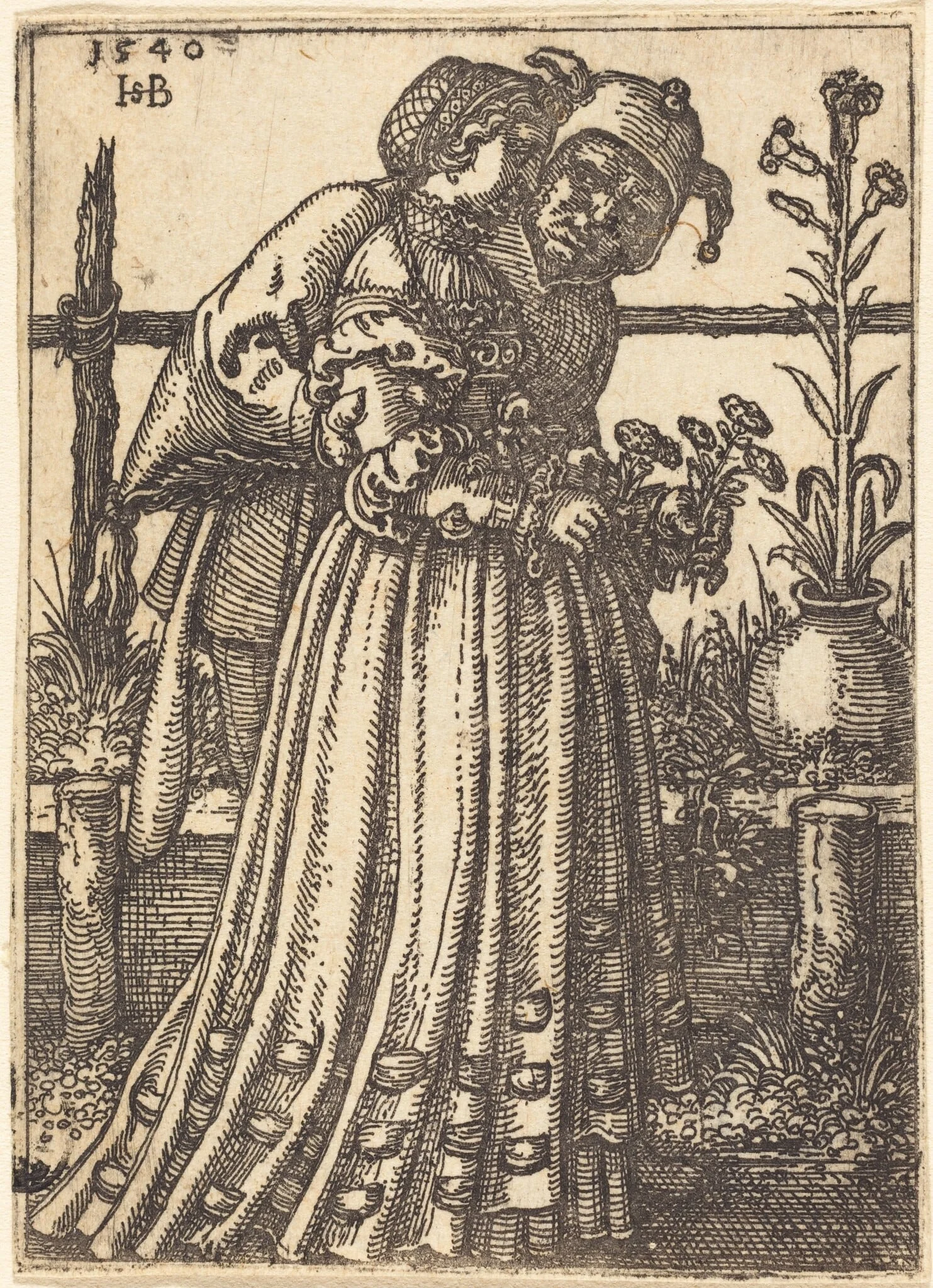The Lady and the Fool, detail