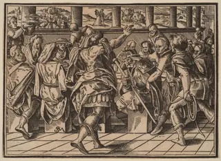 The Martyrdom of Saint James (?), by Christoph Murer, ink, 1630