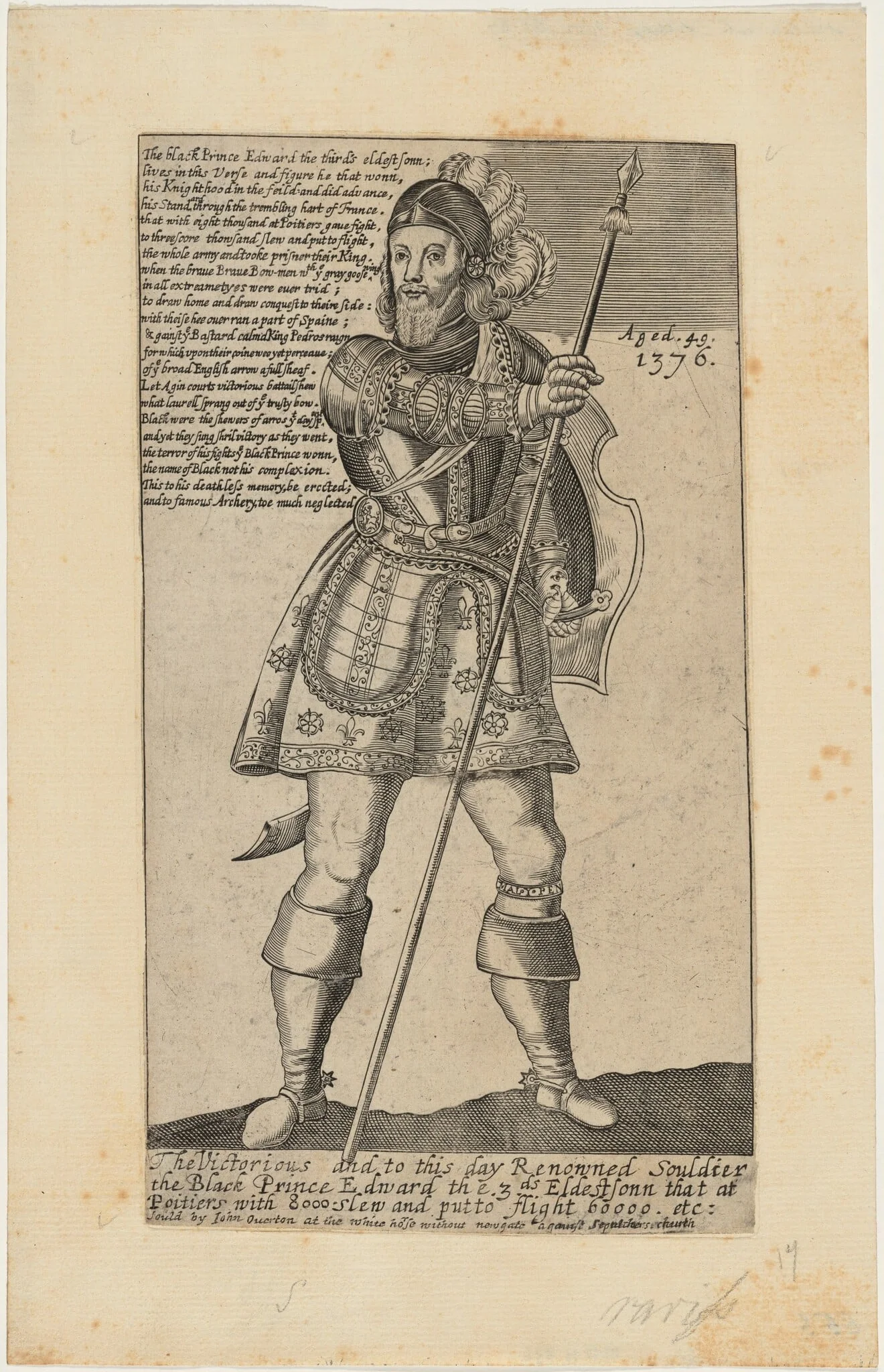 Edward, the Black Prince at the Age of 49, detail