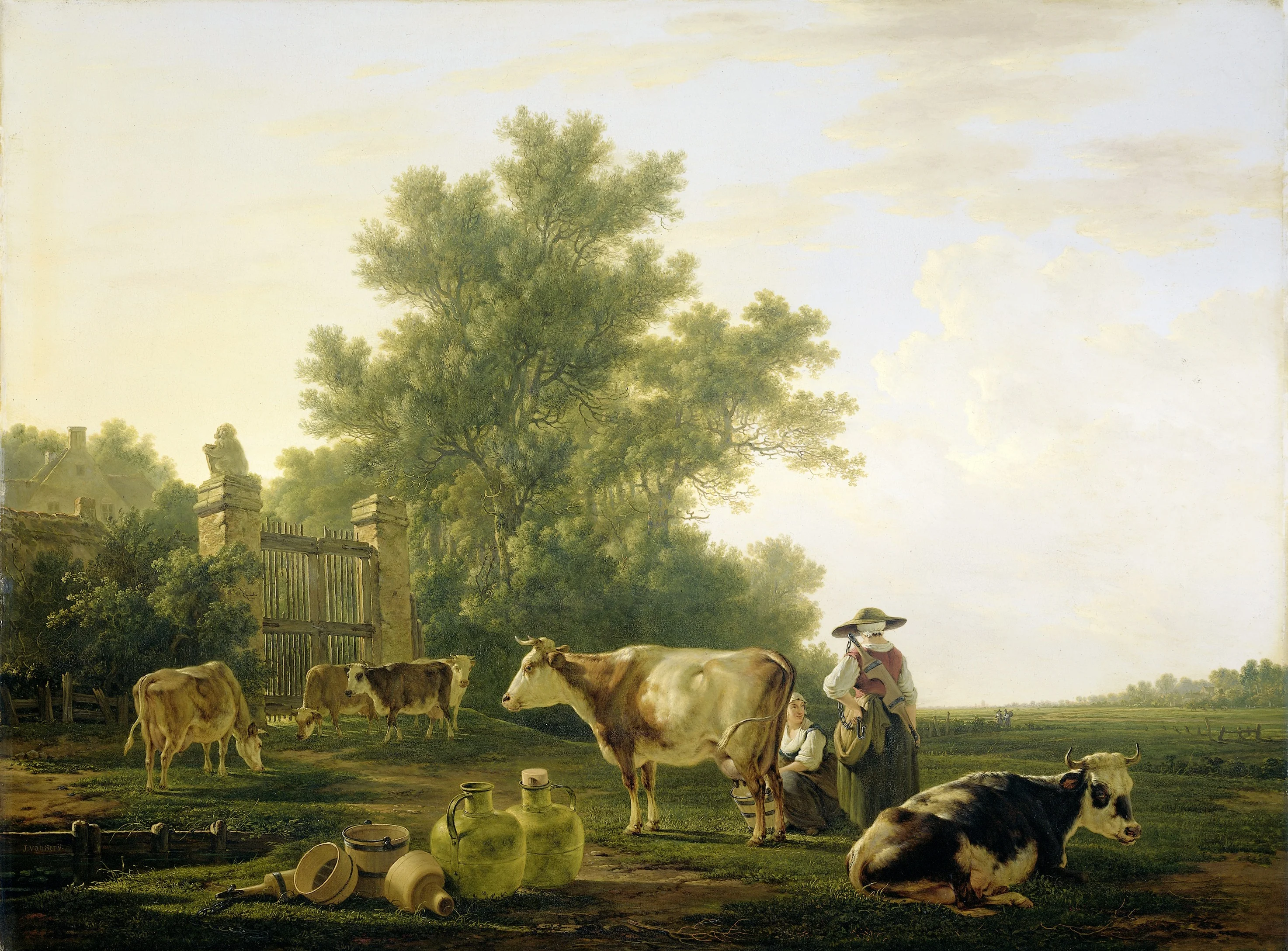 Milking Time, detail