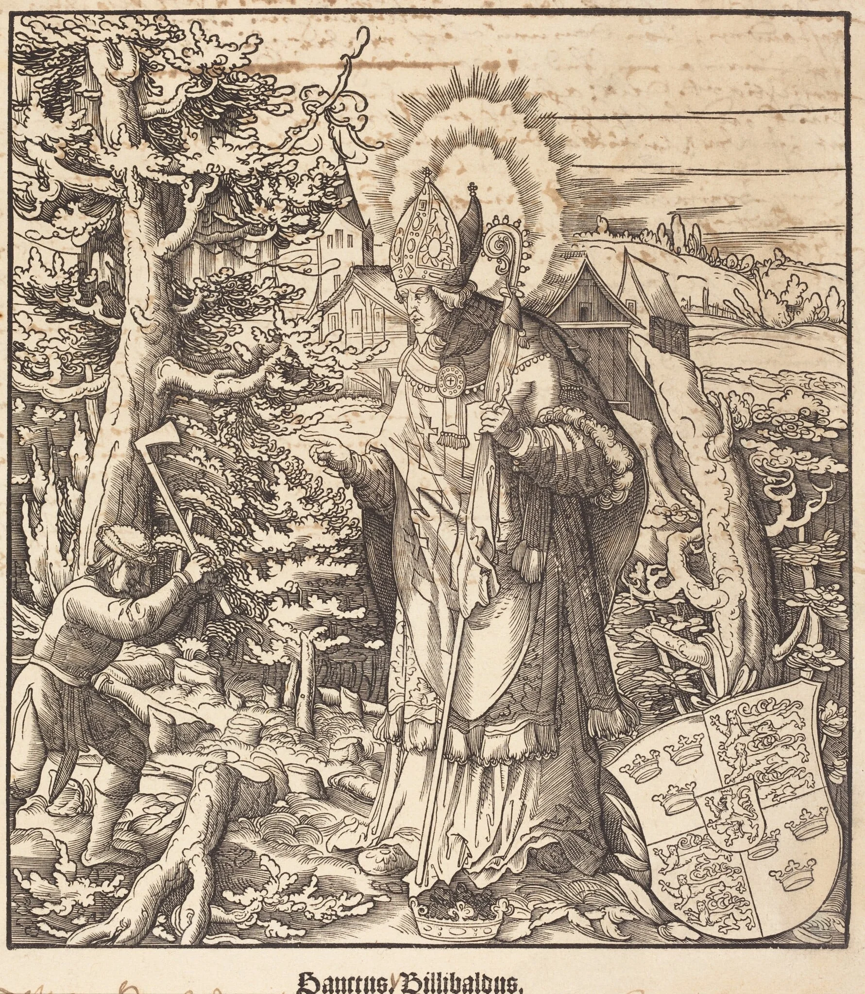 Saint Willibaldus, detail