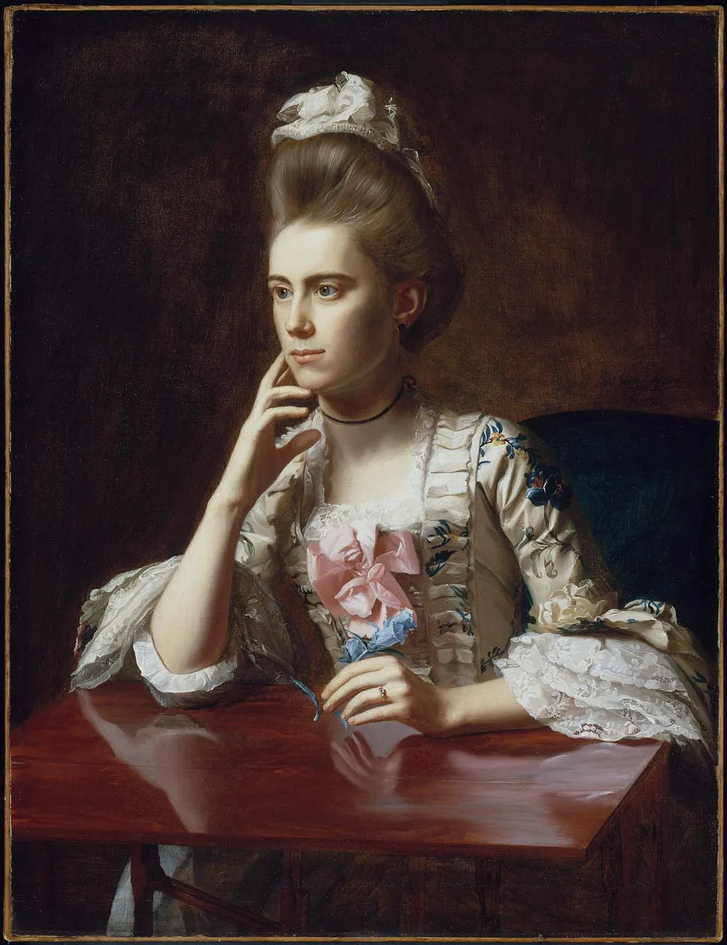 Mrs. Richard Skinner (Dorothy Wendell), by John Singleton Copley, oil, 1772