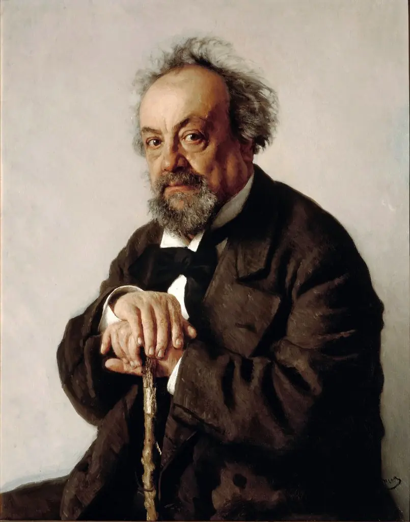 Retrato de Alekséi Feofiláktovich Písemski, by Ilya Repin, oil, 1890
