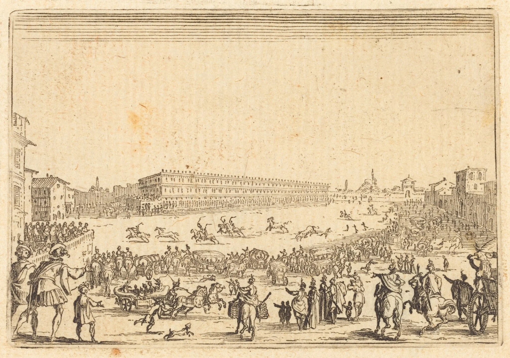 Piazza Presso alla Porta al Prato, detail