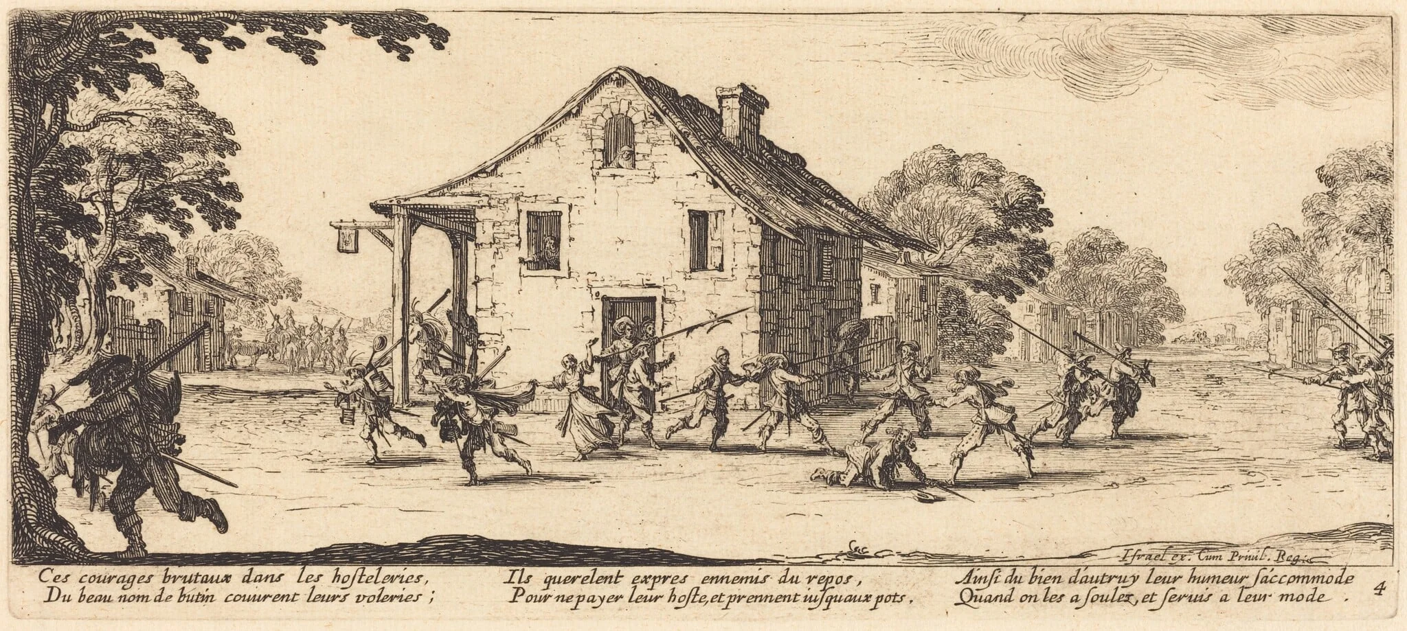 Scene of Pillage, detail