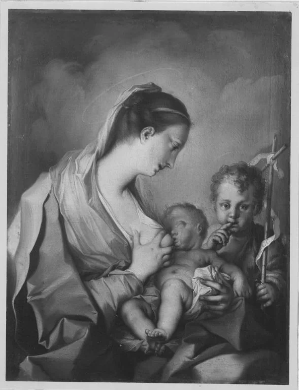 Maria mit Kind und Johannesknaben, detail