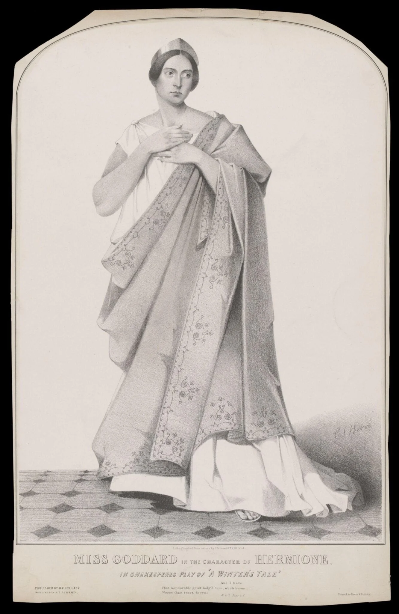 H Beard Print Collection, detail