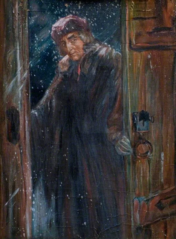 Sir Henry Irving (1838–1905), as Mathias in 'The Bells' by Leopold Lewis, detail