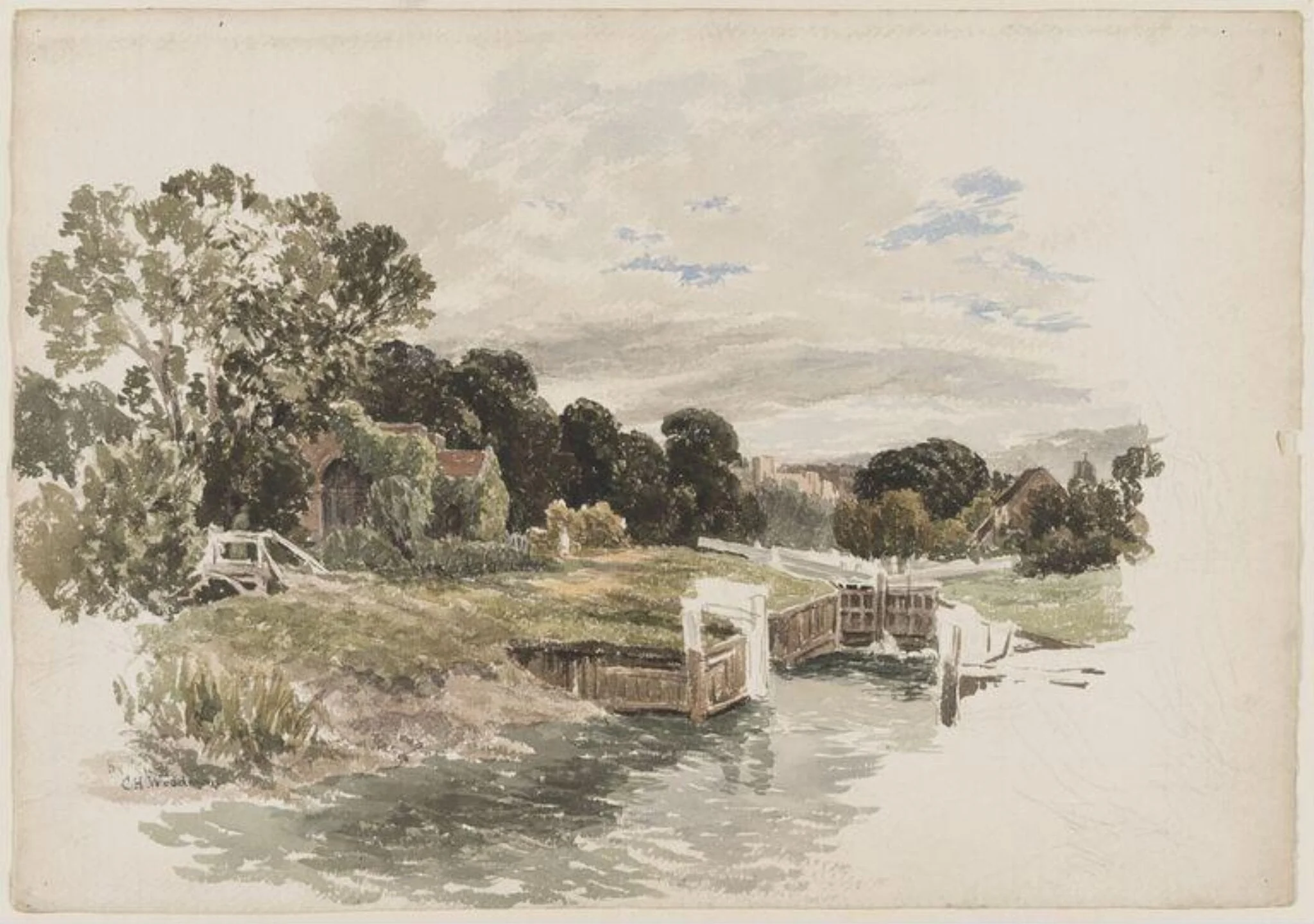 Denham Locks, Windsor, detail