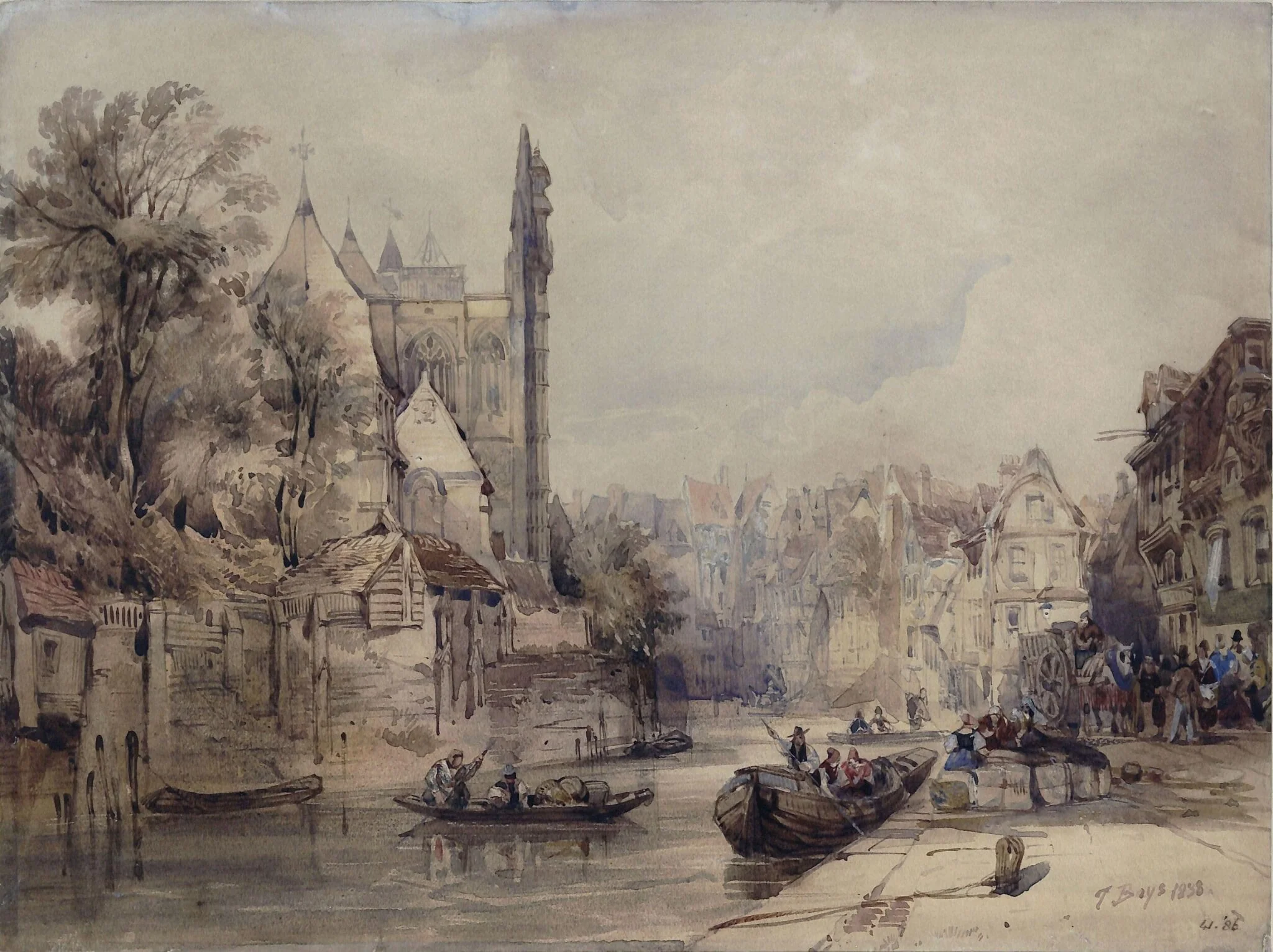 Rue du Rivage, Abbeville, detail
