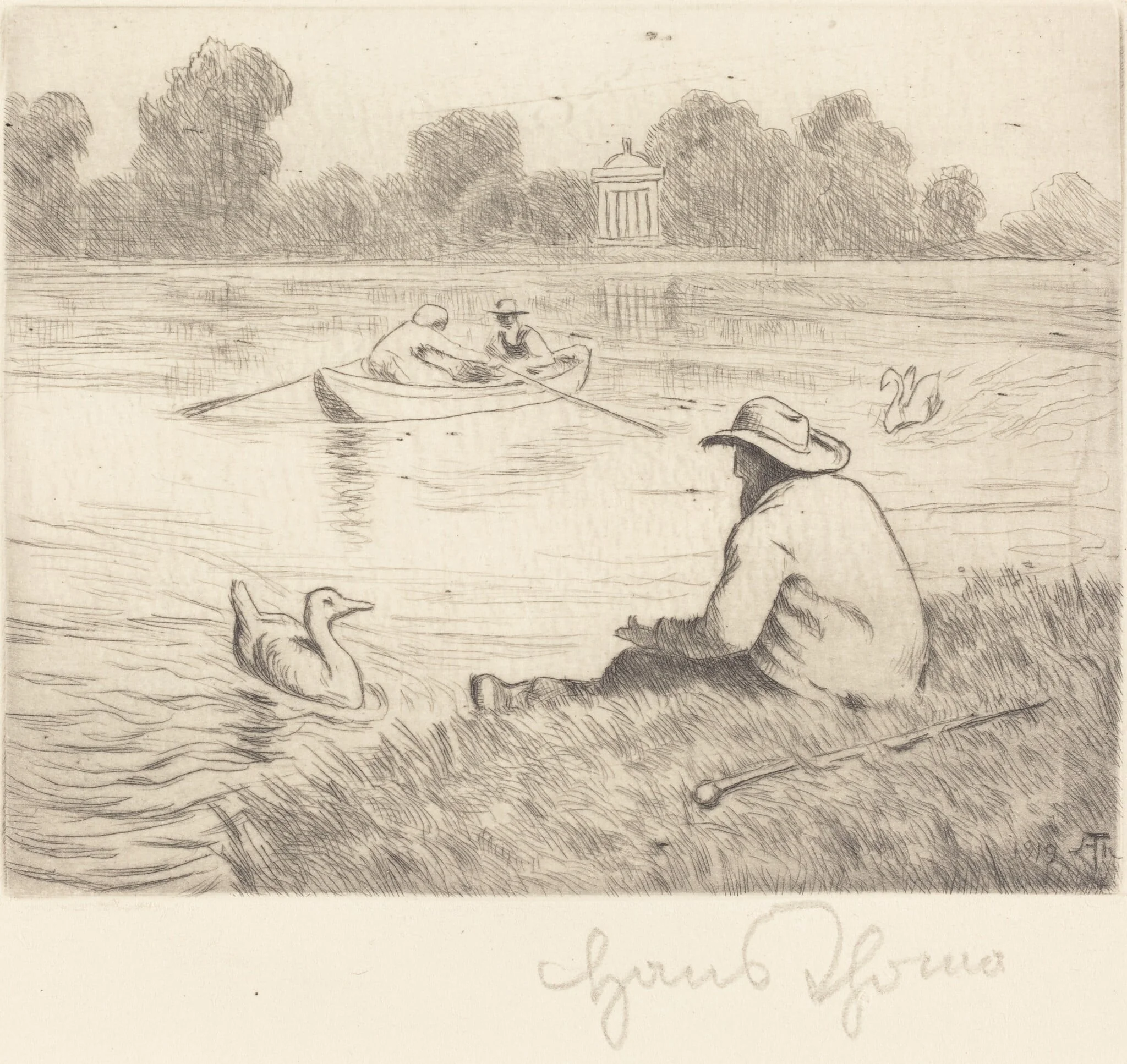 Calm Excursion, detail
