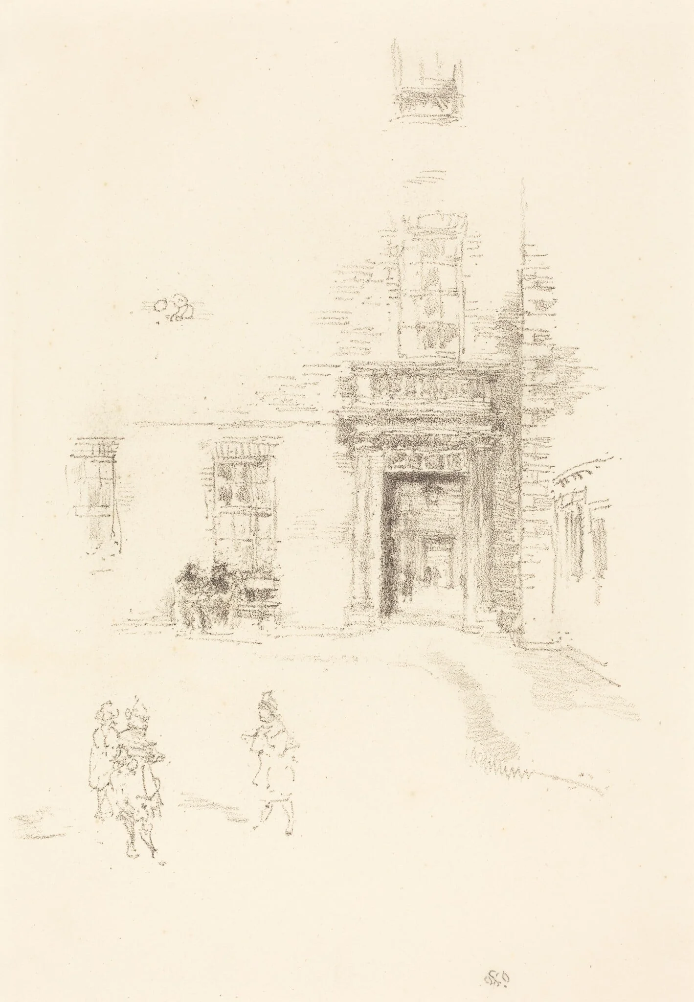 Courtyard, Chelsea Hospital, detail