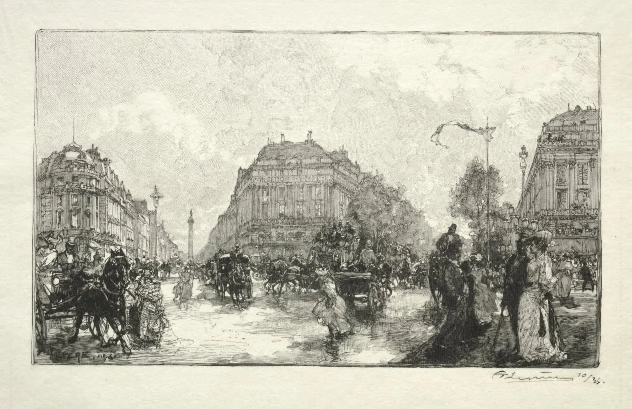 Place de l'Opera, detail