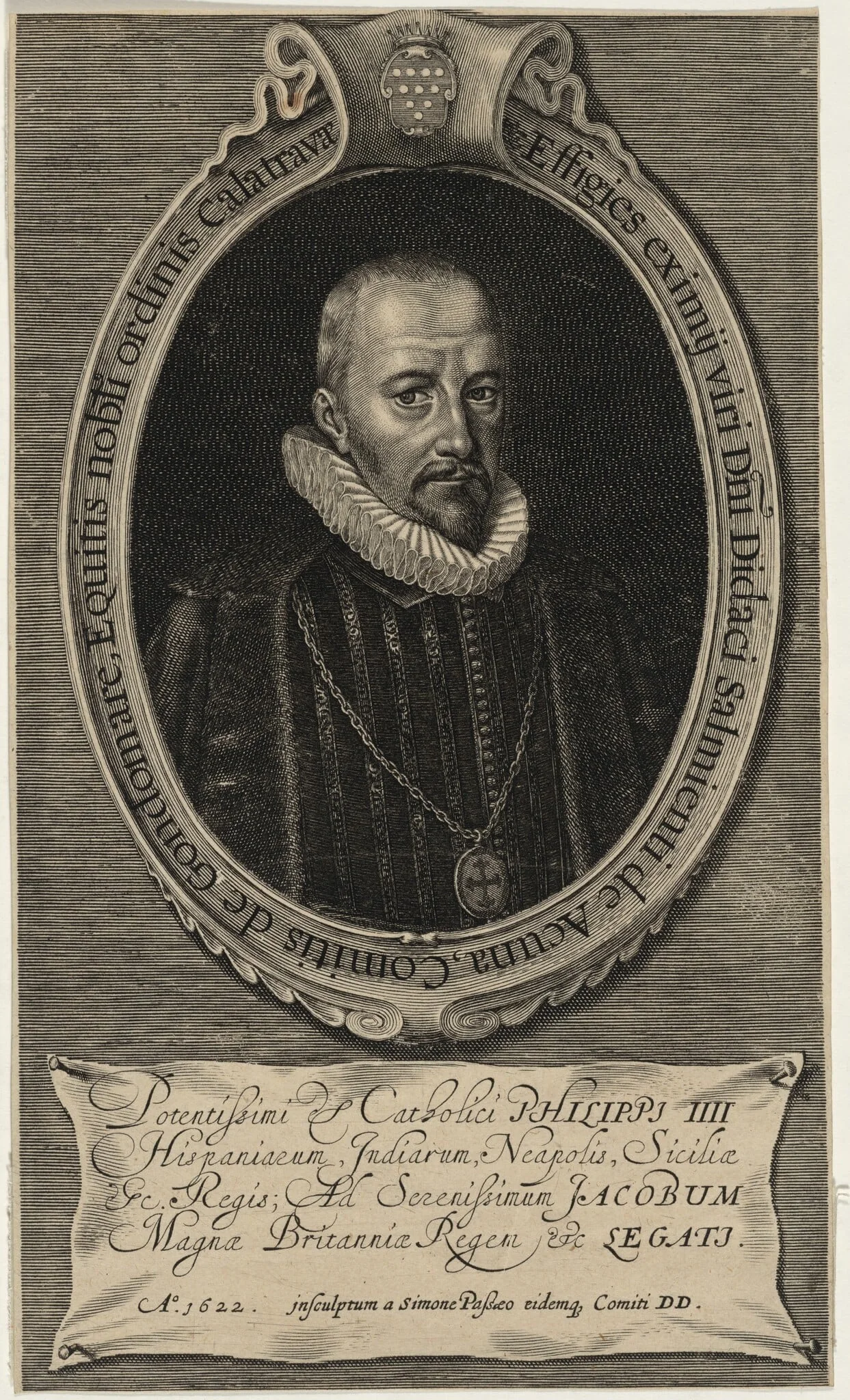 Diego Sarmiento de Acuna, Count of Gondomar, detail