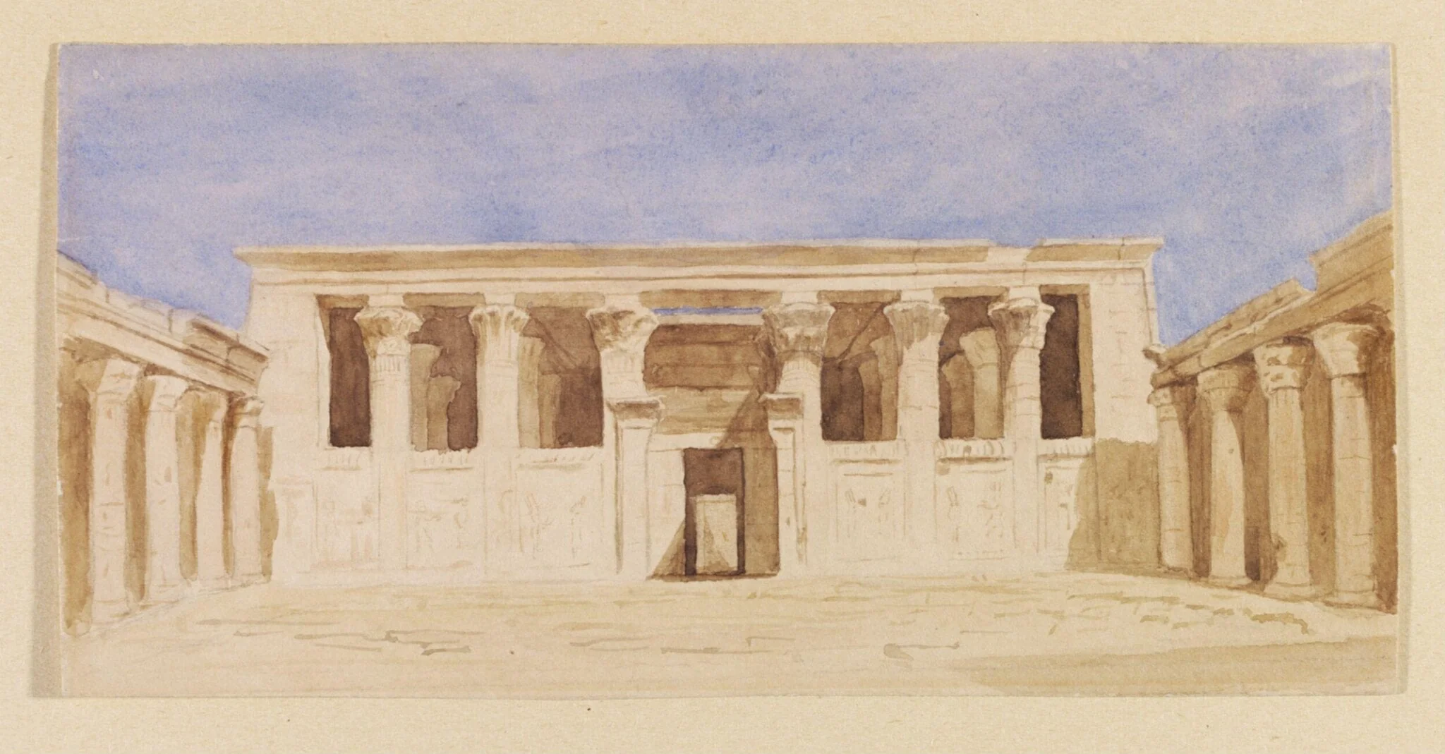 Temple of Edfoo, detail