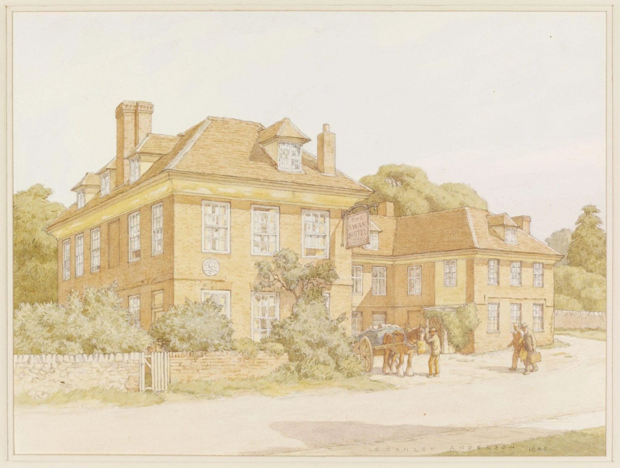 The Swan Hotel, Tetsworth, detail