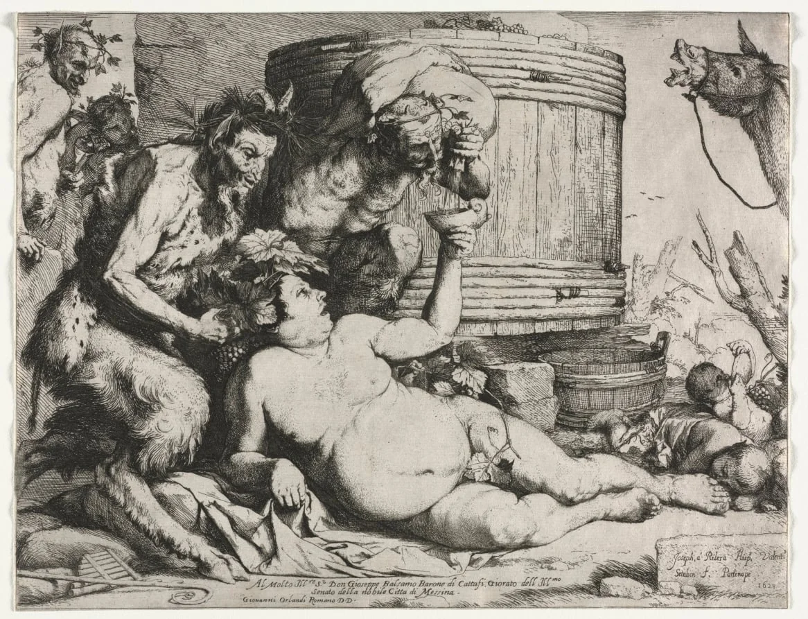 Silenus, detail